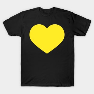 Yellow heart T-Shirt